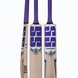 SS Champion English Willow Cricket Bat - LONG BLADE + Long Handle for tall players + FREE Full Professional knocking – machine knocking includes 15000 knocks and oiling and rounding of edge + free scuff sheet + free grip
