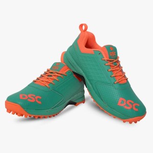 DSC Jaffa 22 Cricket Shoes GREEN/ORANGE
