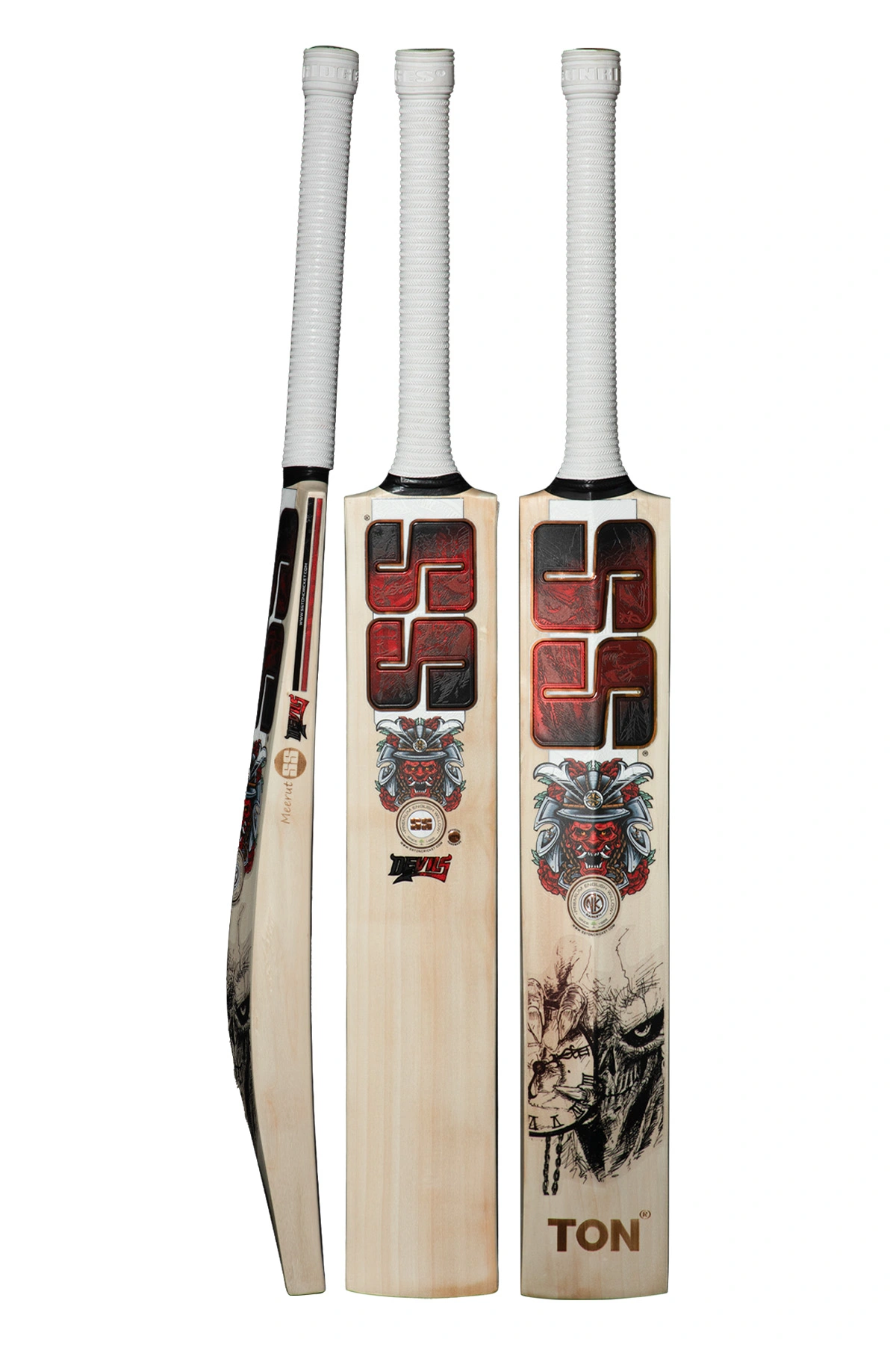 SS Devils Red Bat English Willow Cricket Bat – SH | Wholesale Price in Retail