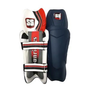 SS Dragon Wicket Keeping Leg Guard BLACK RED NAVAY & GREEN