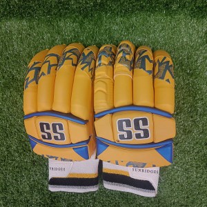 SS Super Test Chennai Super King IPL Cricket Batting Gloves on clearance