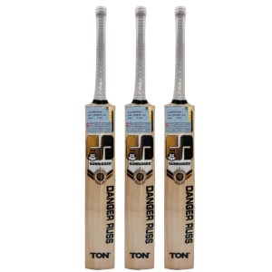 SS DRE RUSSELL Kashmir Willow Cricket Bats LB + LH -SH + FREE SG AB GAURD WITH STRAP + EXTRA GRIP + FREE GIFT NIVIA Heavy Red Tennis Ball (Box of 12)