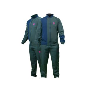SS Pro super Zipper Sports Gym Tracksuit Blue/Green