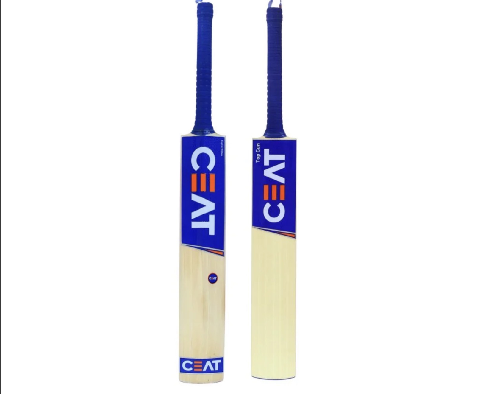 CEAT TopGun English Willow Cricket Bat – SH | I FREE 20K machine knocking + scuff sheet + toe guard installation