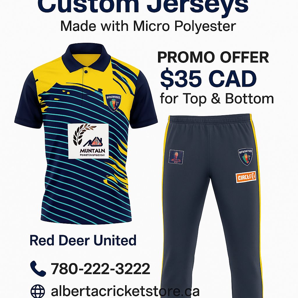 Cricket Custom Jersey Top and Bottom