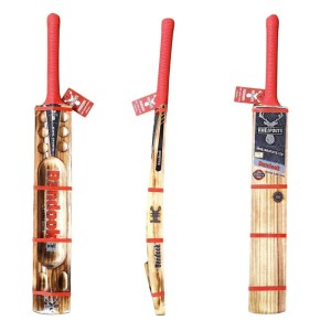 KWE Bandook Burn Edition Hard Tennis Bat + EXTRA GRIP + FREE GIFT NIVIA Heavy Red Tennis Ball (Box of 12)