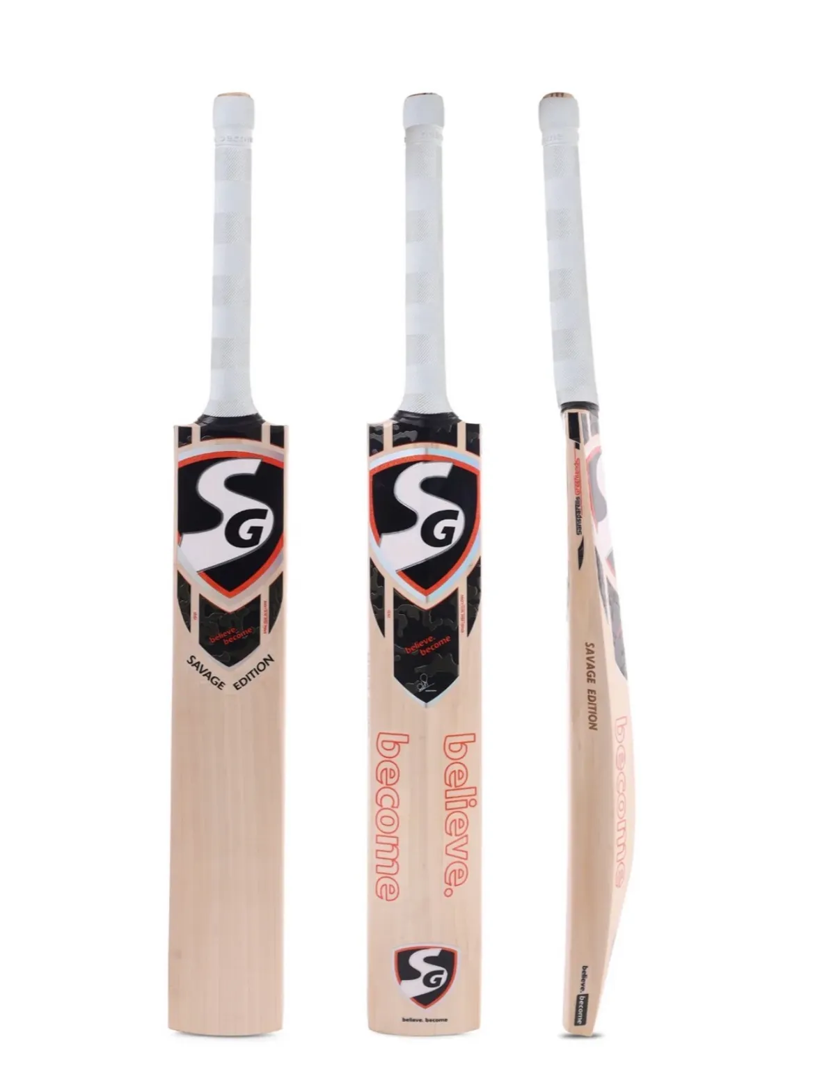 SG Savage Edition English Willow Cricket Bat (Hardik Pandya Series) - SH