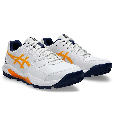 ASICS LETHAL Cricket shoes White /ORANGE online promotion