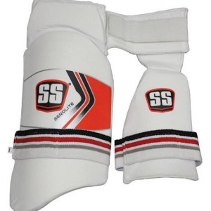 SS THIGH GUARDS AEROLITE 2 in 1 Right Hand youth white
