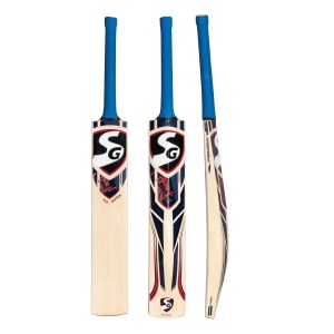 SG KLR Skipper Kashmir Willow Cricket Bat -SH + FREE SG AB GAURD WITH STRAP + EXTRA GRIP + FREE GIFT NIVIA Heavy Red Tennis Ball (Box of 12)