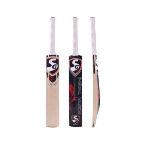 SG KLR Plus Kashmir Willow Cricket Bat + FREE SG AB GAURD WITH STRAP + EXTRA GRIP + FREE GIFT NIVIA Heavy Red Tennis Ball (Box of 12)