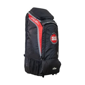 SS TON World Cup Edition Duffle Cricket Kit Bag with wheels (Black & Red) (2026)