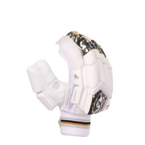 Front view of SG HP Armour adult cricket batting gloves showing protective finger design on Alberta.